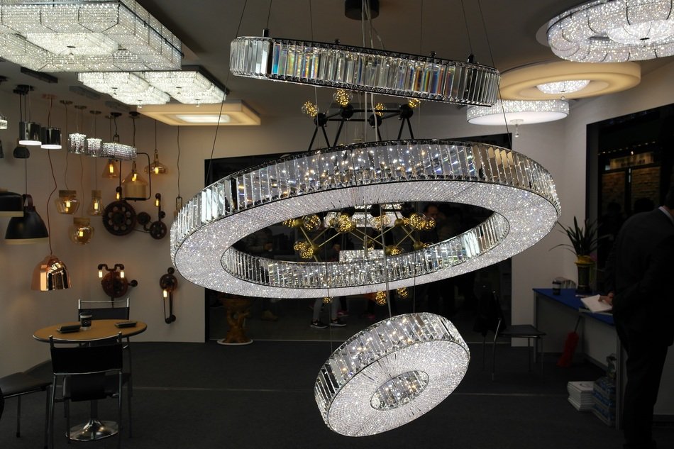 interior of unusual lighting