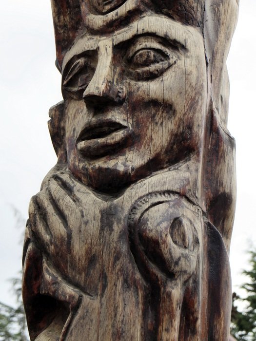 Beautiful totem in Ecuador