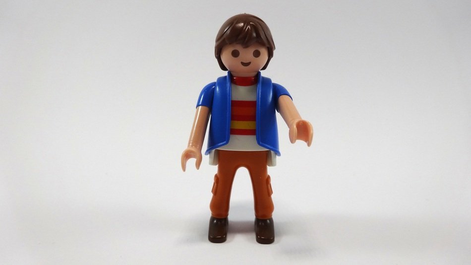 Man in Vest, plasticToy