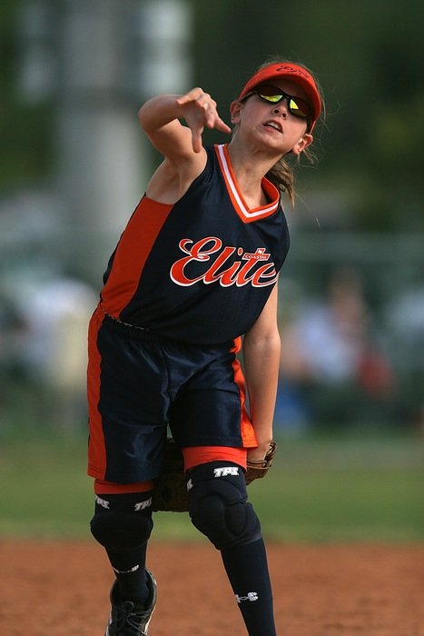 elite softball Player woman