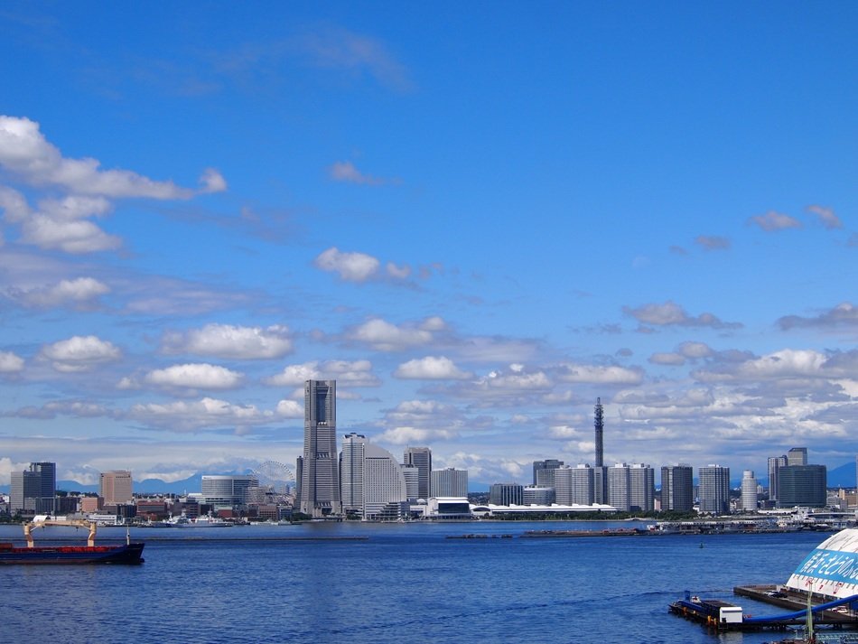 skyscrapers of minato mirai in Yokohama