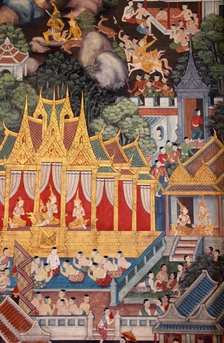 painting art in the thailand
