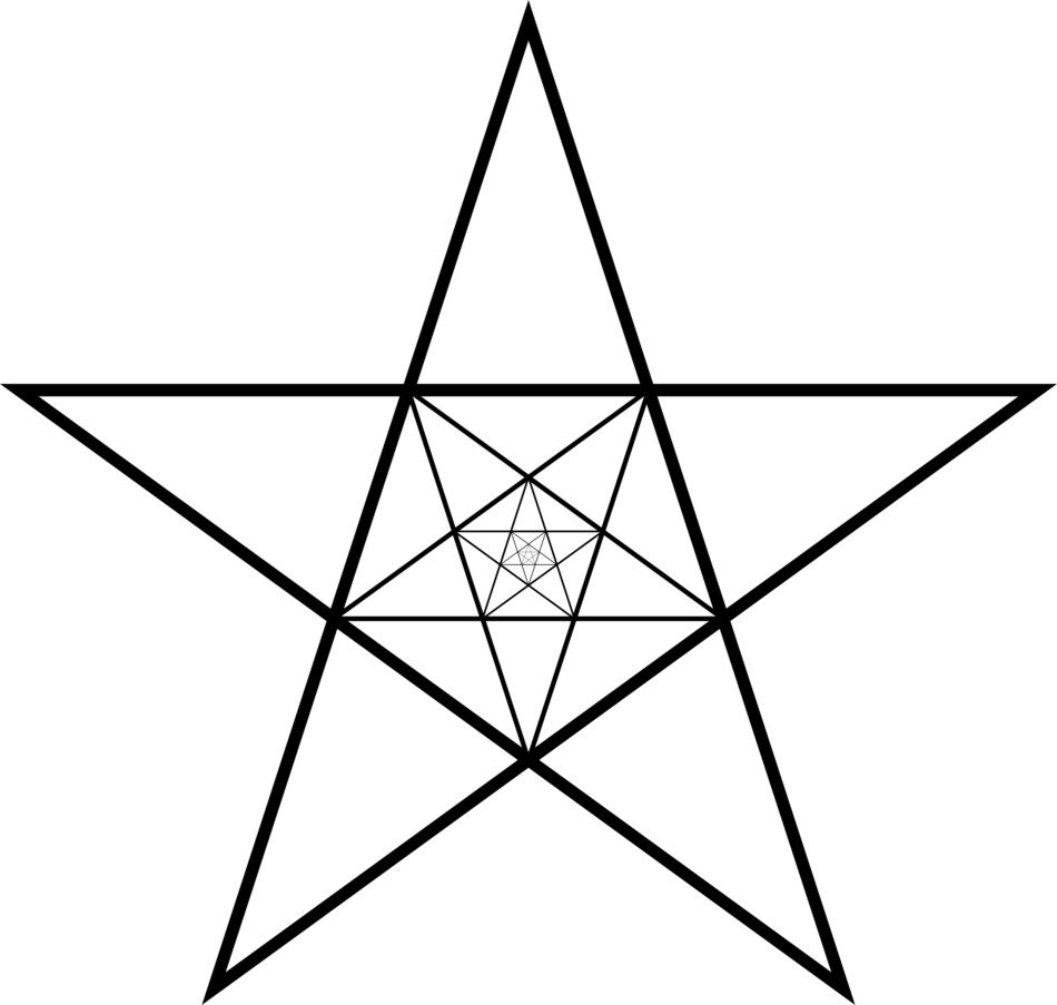 Pentagram Star drawing