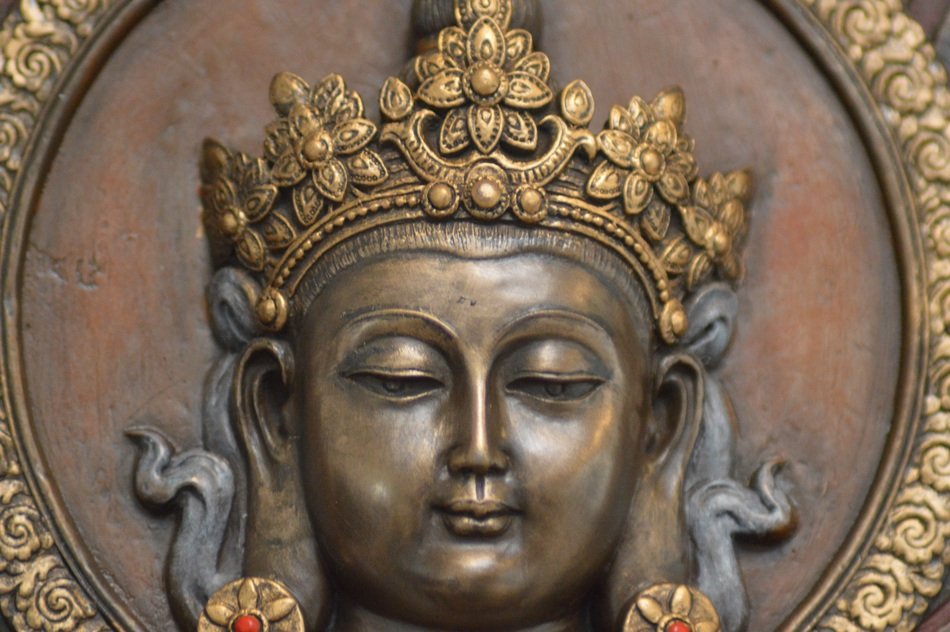 brass buddha image
