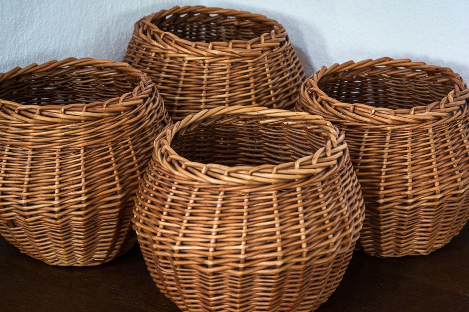 Collection of the baskets