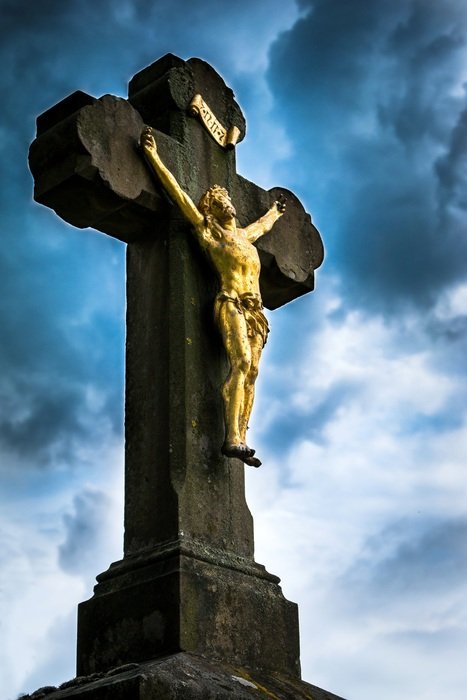 figure of the crucifixion of Christ