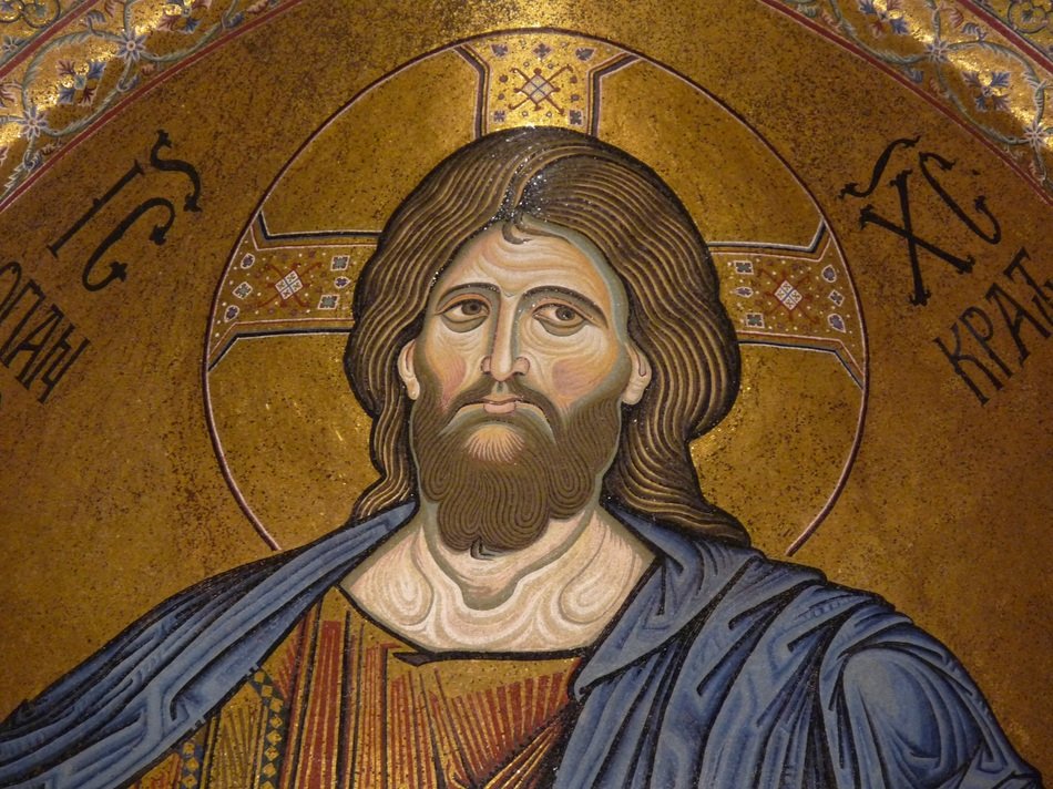 christ as an image of religious painting