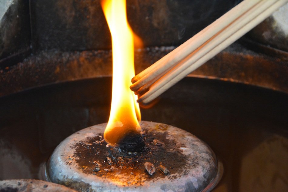 Flame of the candle