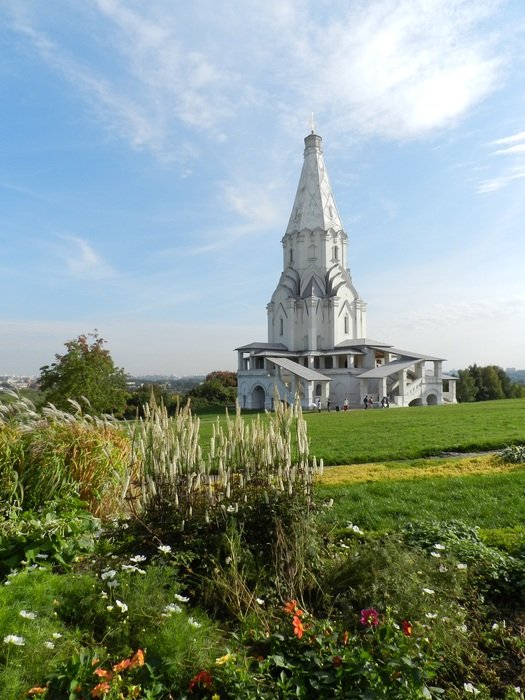 Beautiful colorful Church of the Ascension