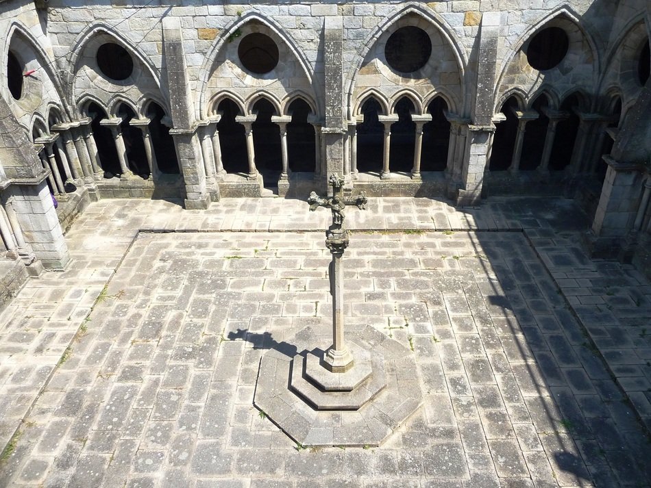 Beautiful colorful Cloister Cathedral