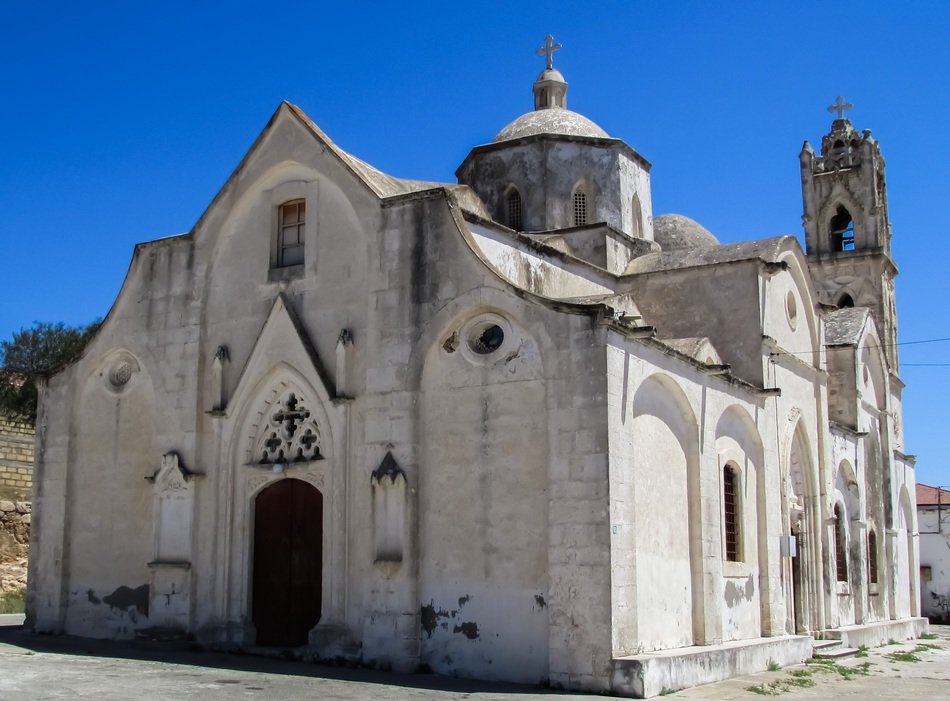 Orthodox church on the island of Karpasia
