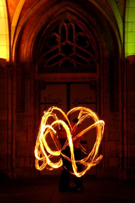 feuerpoi in a church