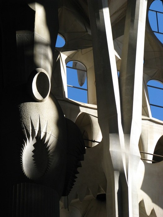 cornerstones at sagrada familia in barcelona