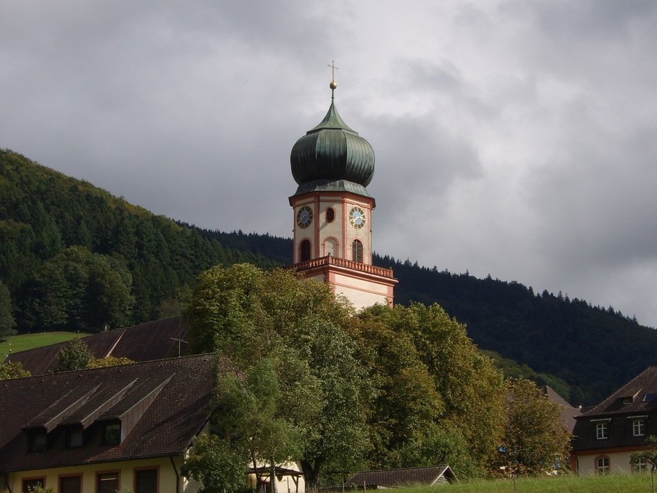 landscape of Monastery Church Of St. Trudpert
