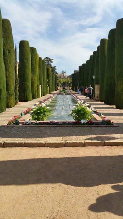 gardens of the castle of the christian monarchs
