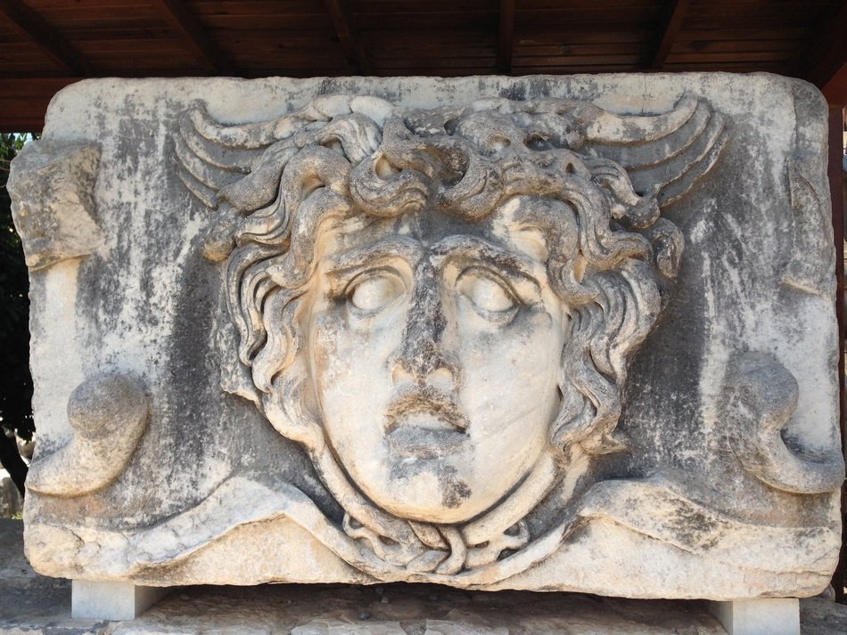 medusa in the temple of apollo