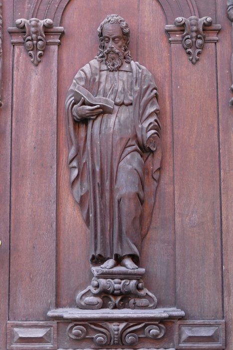 Apostle at the door to the church in Wolfenbüttel