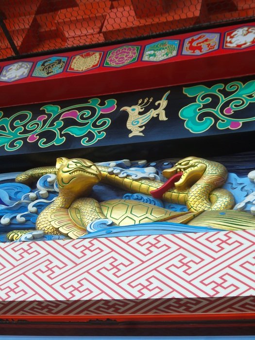 golden Snake, Japan Temple Decoration