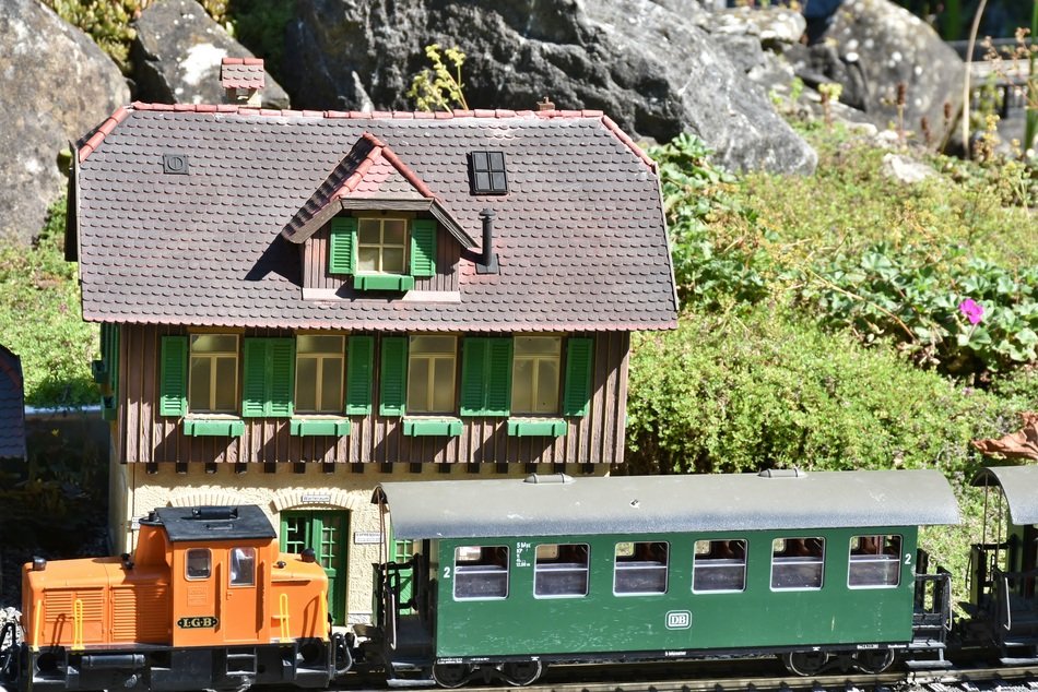 railway in the mountains of Germany