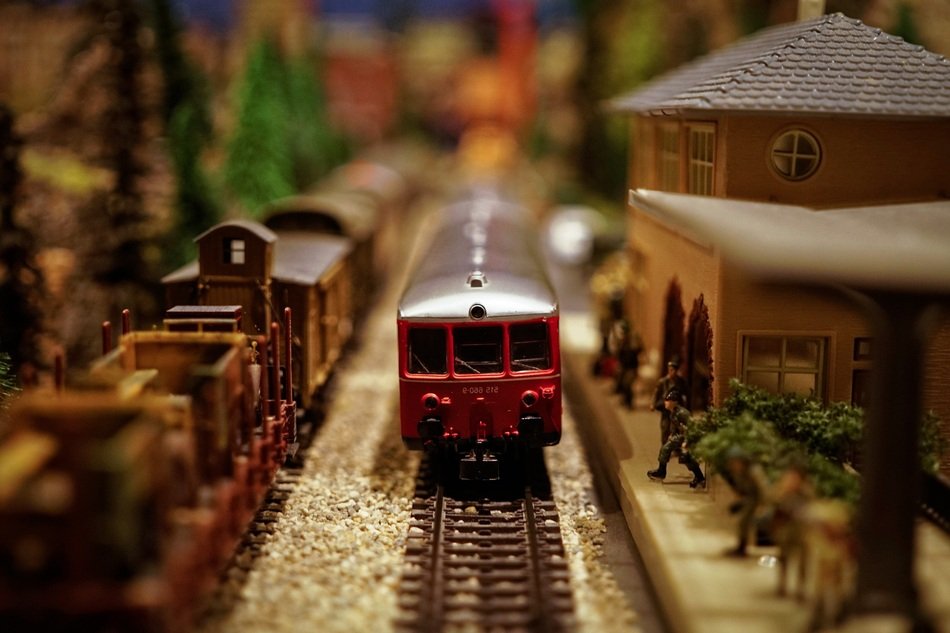 Picture of Model Train and Model Railroad