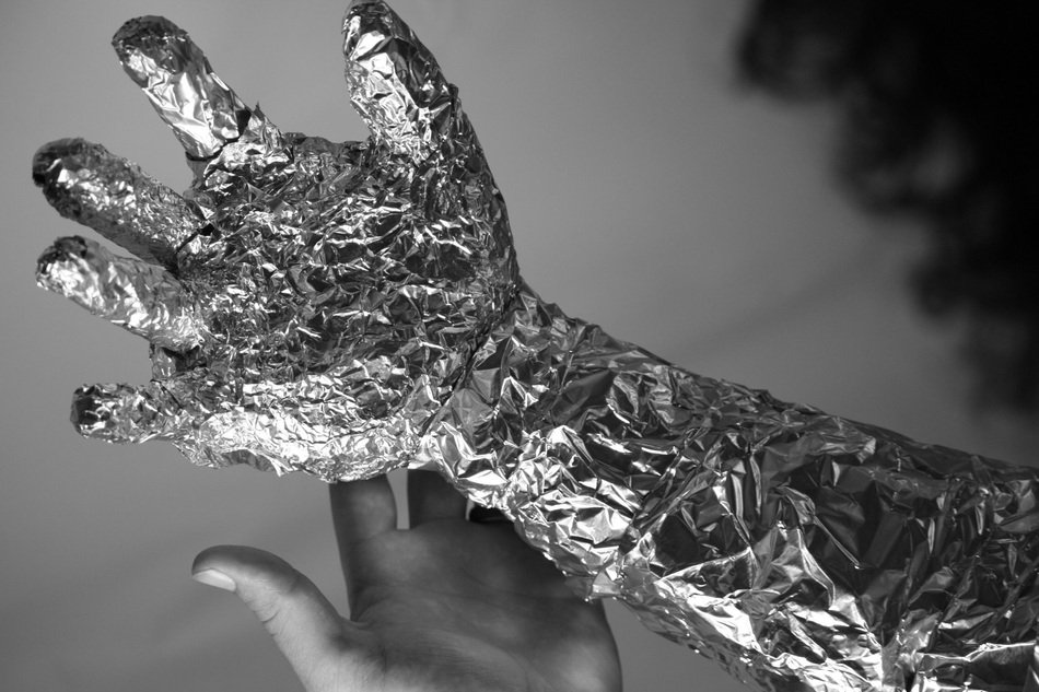 Metal Aluminum hand