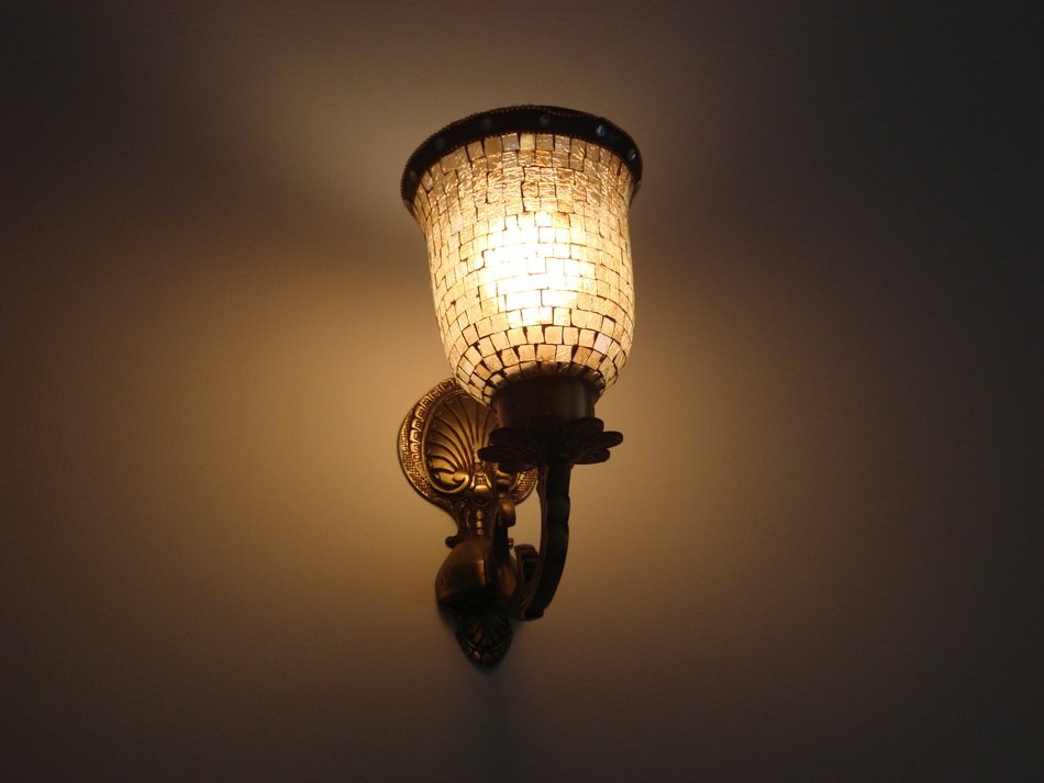wall lamp in the house