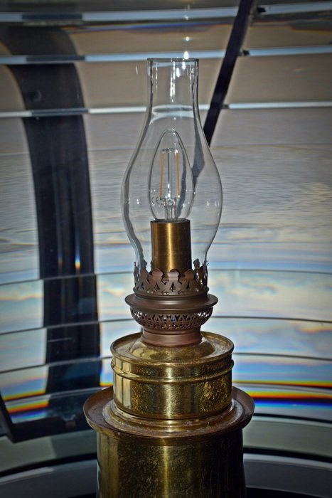 petrol lamp on the table