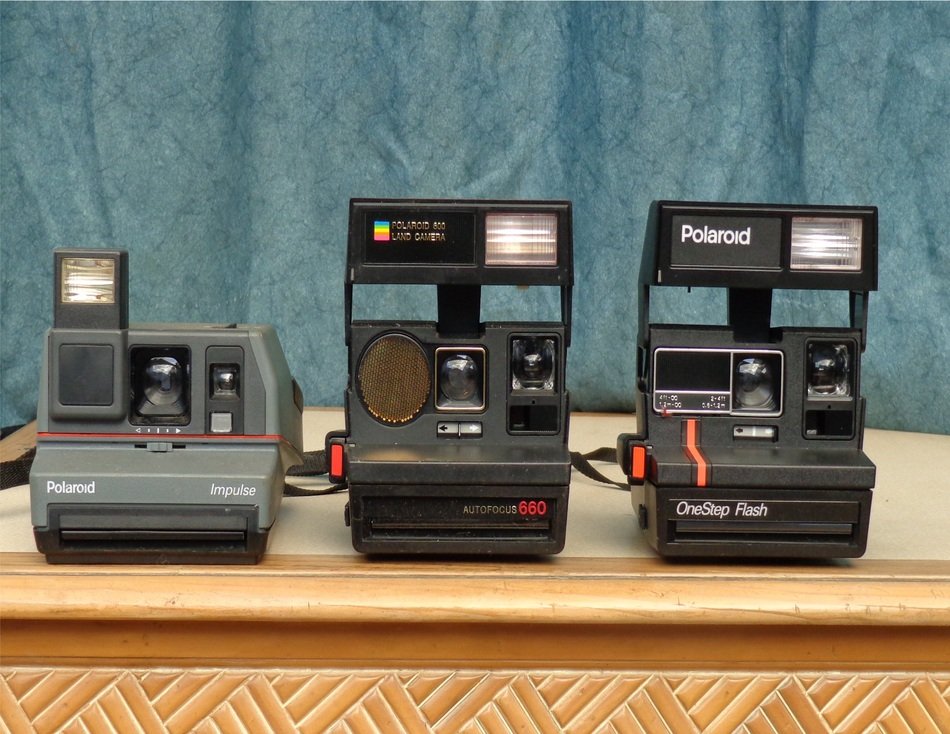 Polariod cameras as antiques
