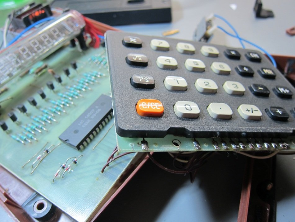 electronics on the table