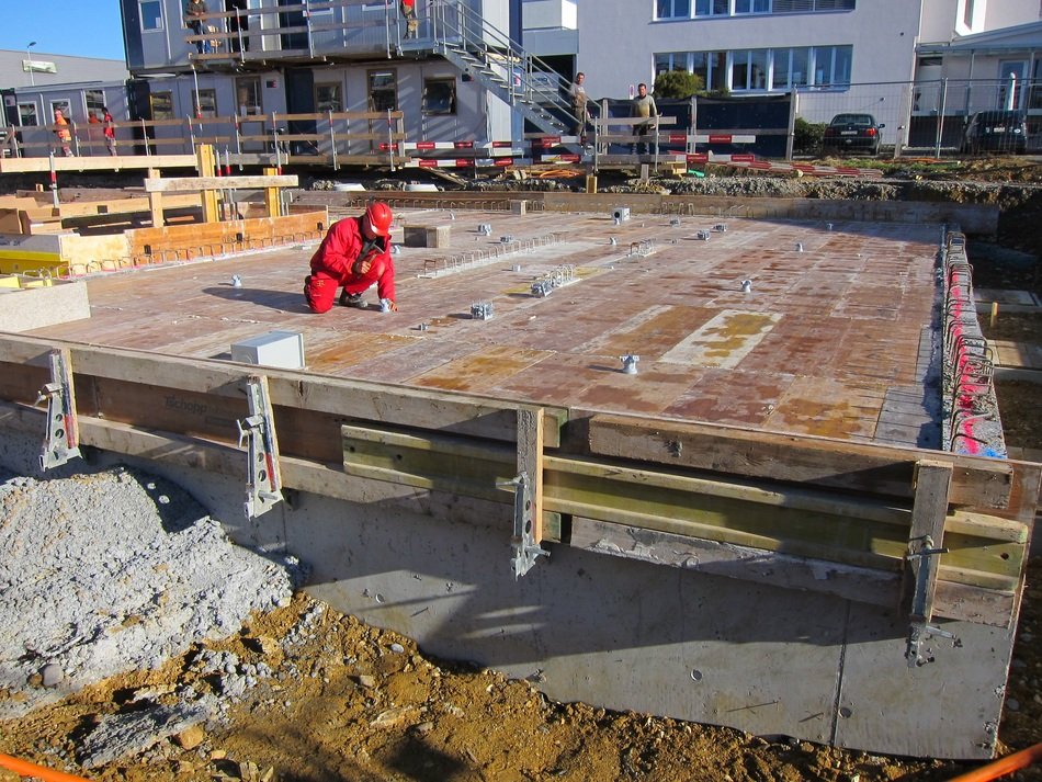 construction of the building