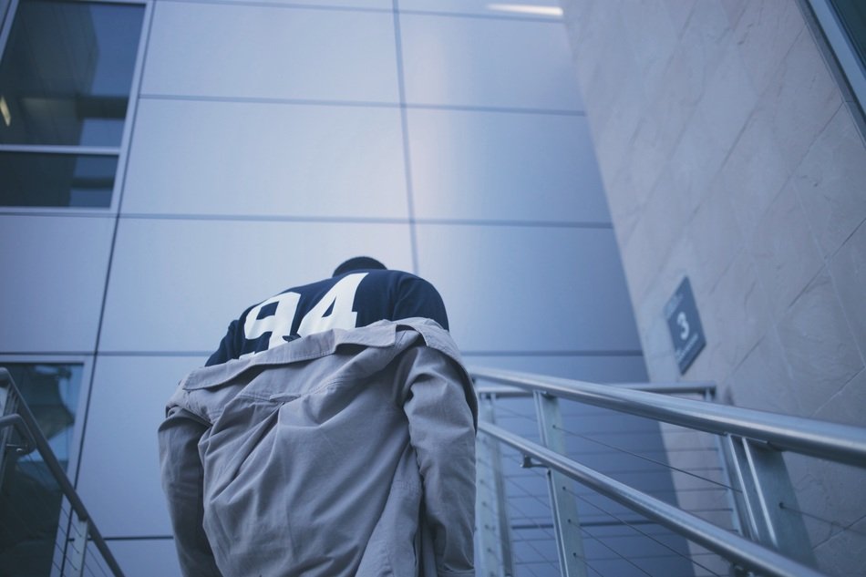 Football Player Staircase