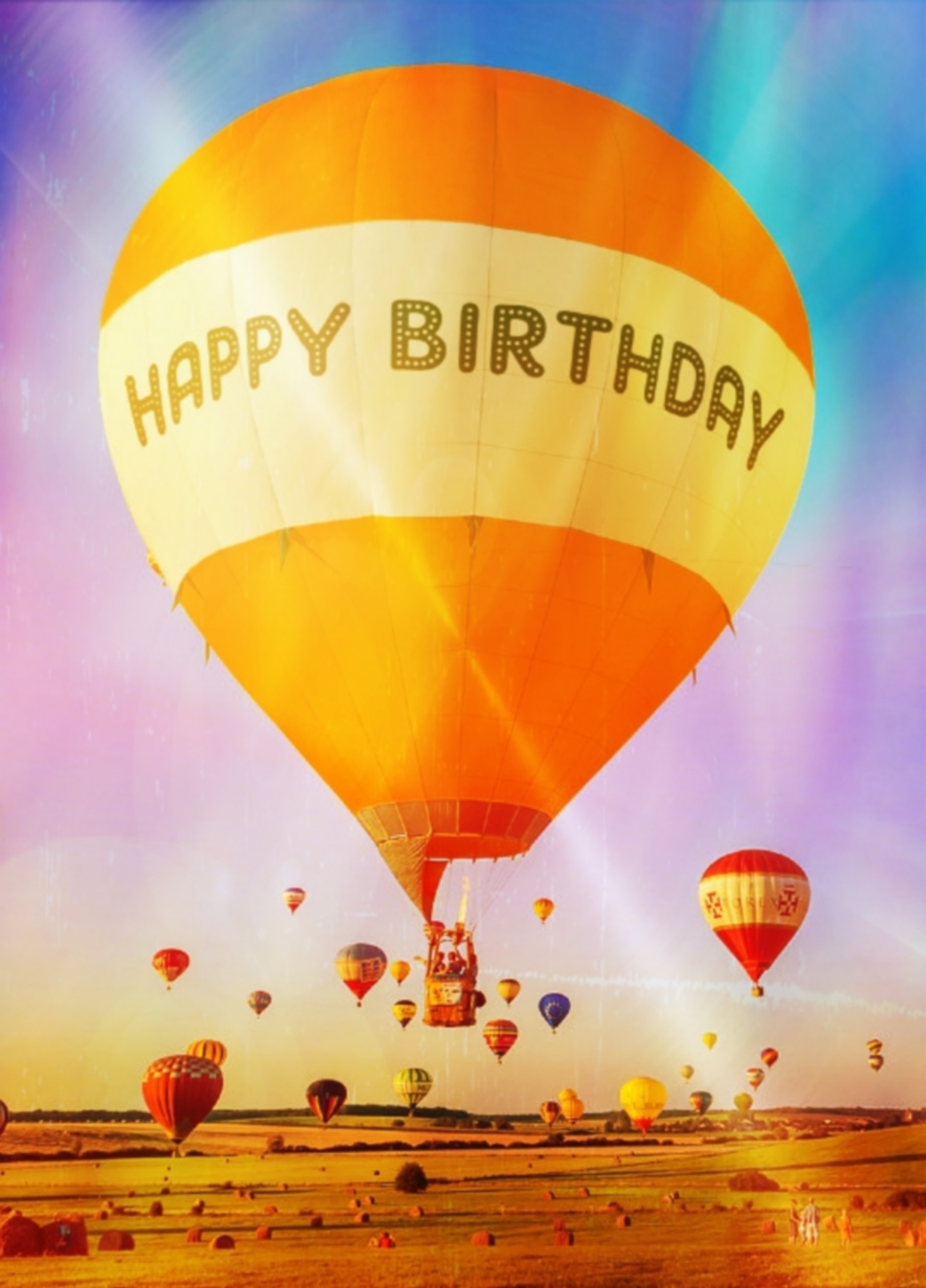 Поздравления с днём рождения воздушный шар