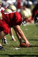 center player in american football