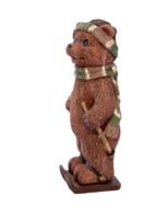 brown bear like a clay figure
