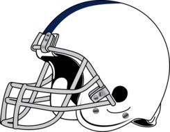 American Football Helmet drawing