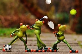 funny frogs athletes