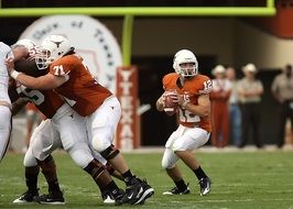 competitive clash in american football