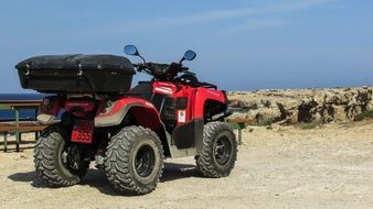 red quad bike