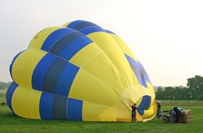 powering of hot air balloon