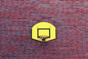 Basketball Hoop on a wall