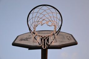 Sport Basketball basket, bottom view