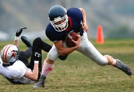 ball carrier in action