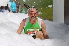 extreme running in foam