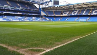 football field at chelsea stadium