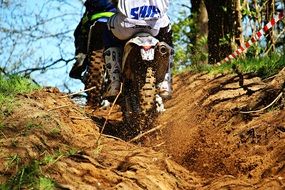 motocross on a sunny day