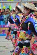 people dance at the carnival in peru