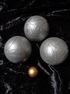 silver balls for outdoor activities