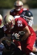 american football is a contact team sport