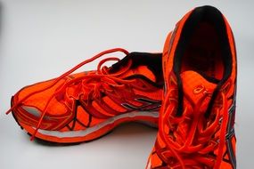 bright sneakers for running
