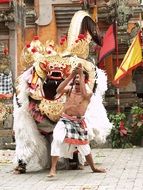 ritual dance in Indonesia, bali